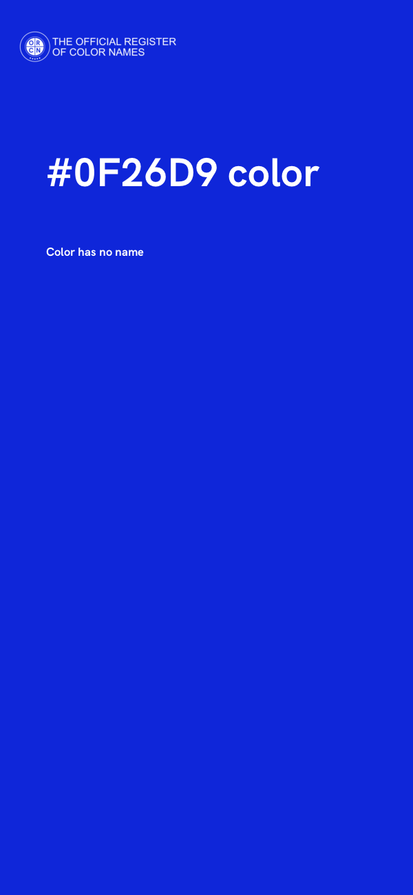 #0F26D9 color image