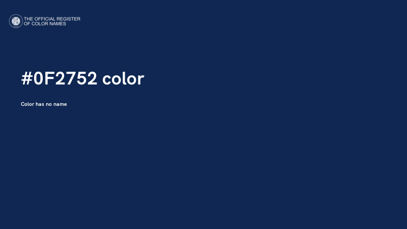 #0F2752 color image