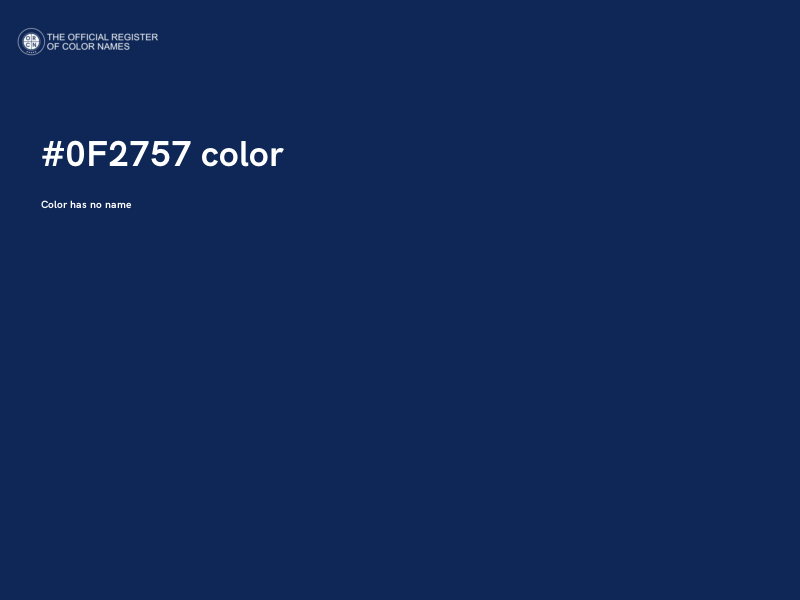 #0F2757 color image