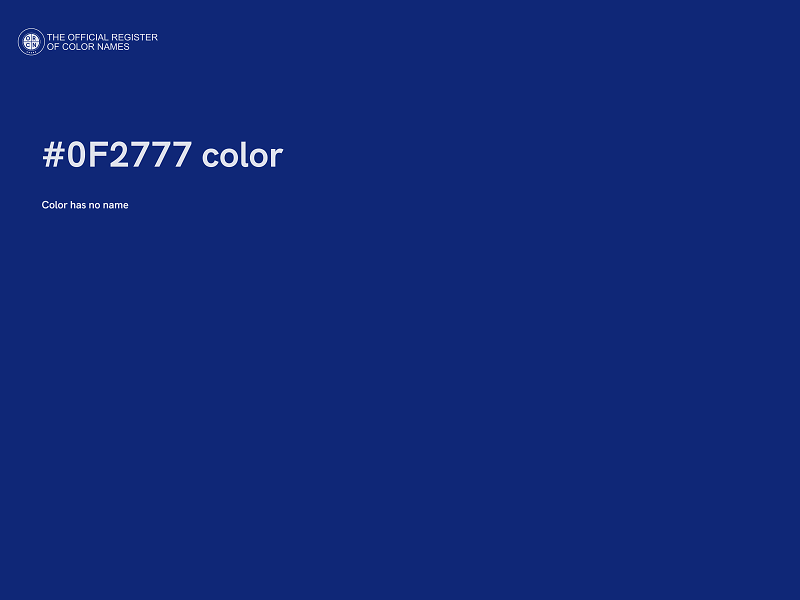#0F2777 color image