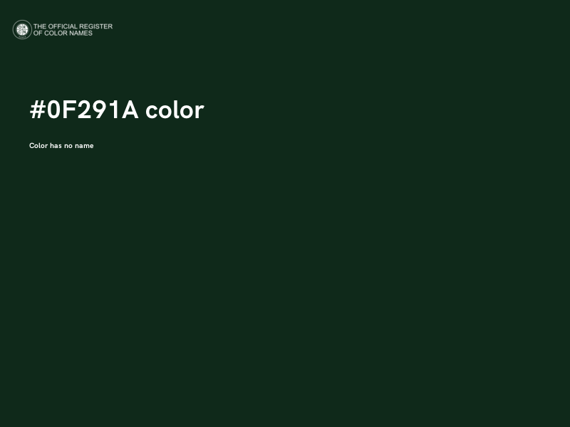 #0F291A color image