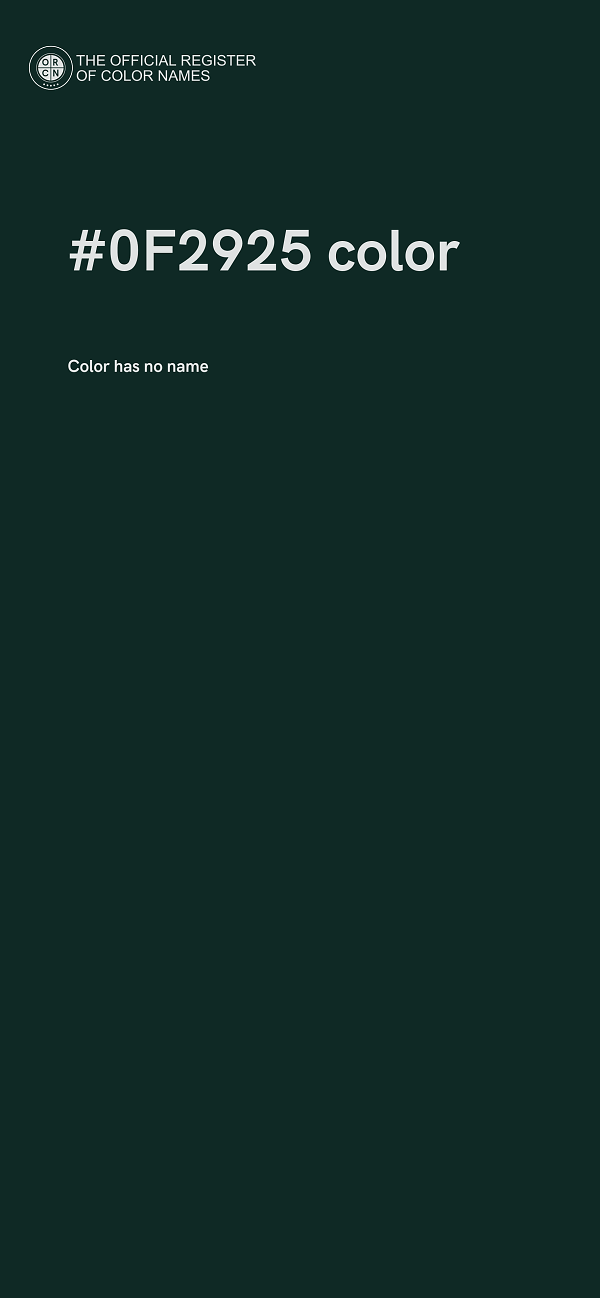 #0F2925 color image