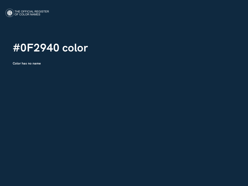 #0F2940 color image