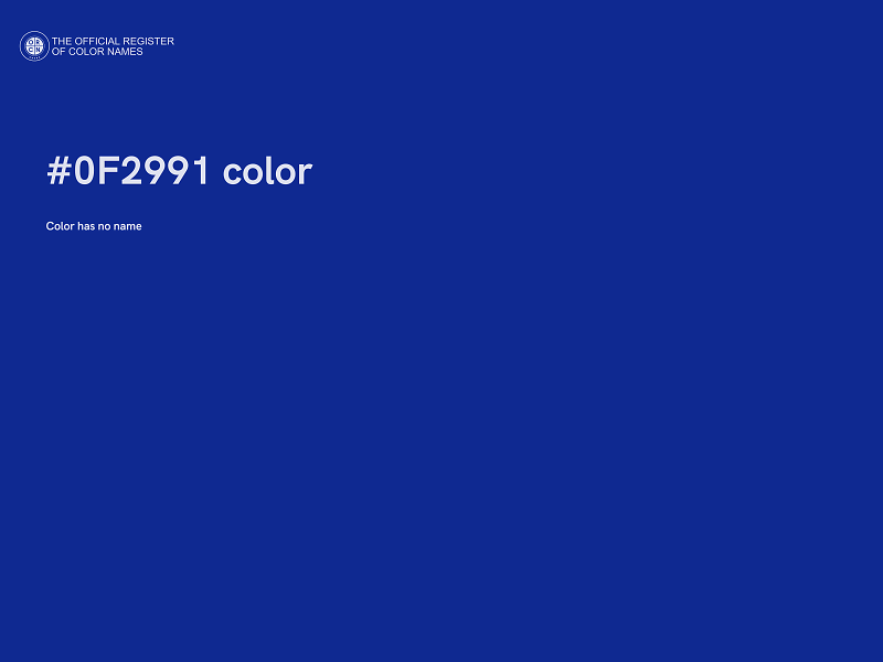 #0F2991 color image