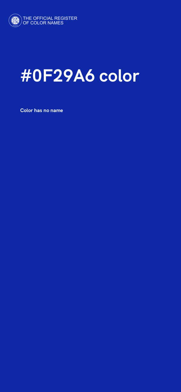 #0F29A6 color image