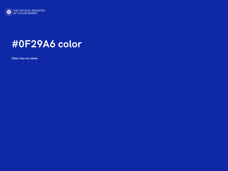 #0F29A6 color image