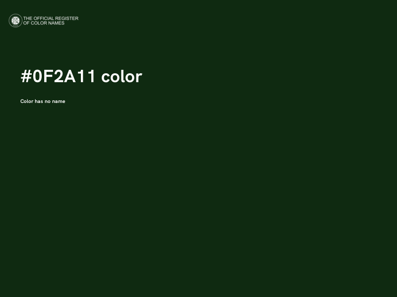 #0F2A11 color image