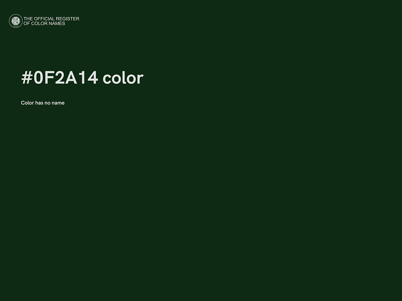 #0F2A14 color image