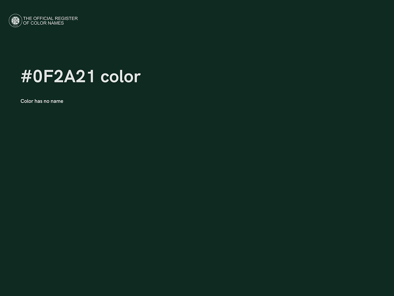 #0F2A21 color image