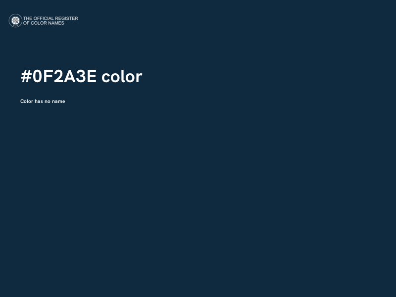#0F2A3E color image