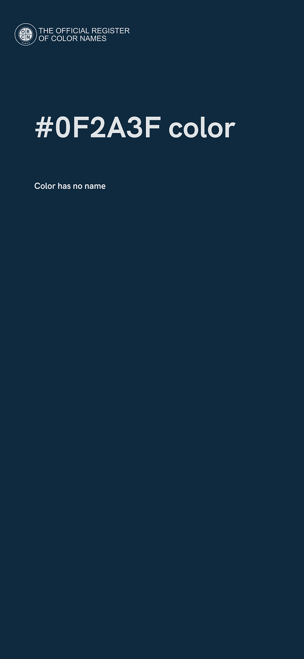 #0F2A3F color image