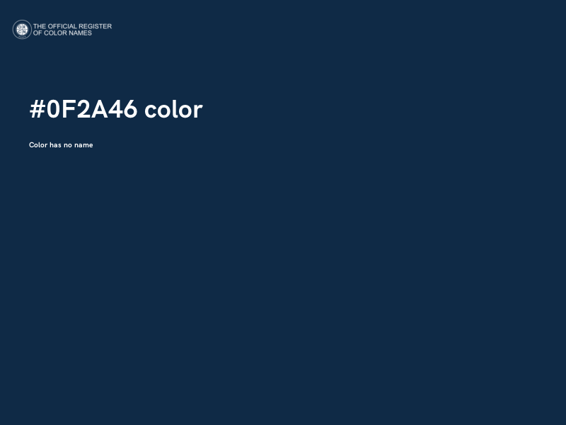 #0F2A46 color image