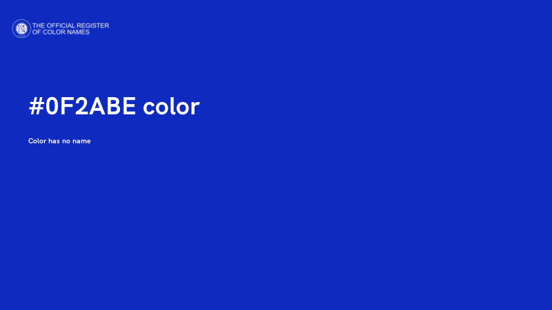 #0F2ABE color image