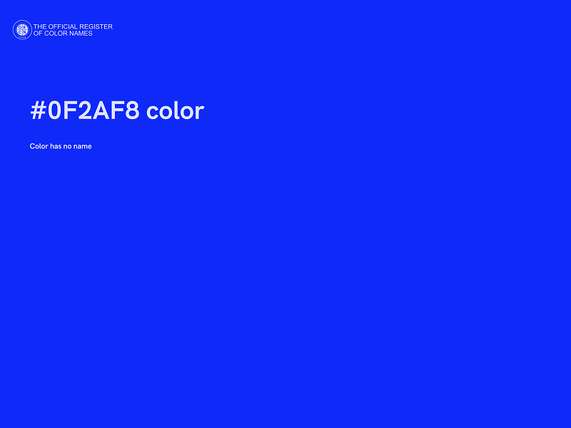 #0F2AF8 color image