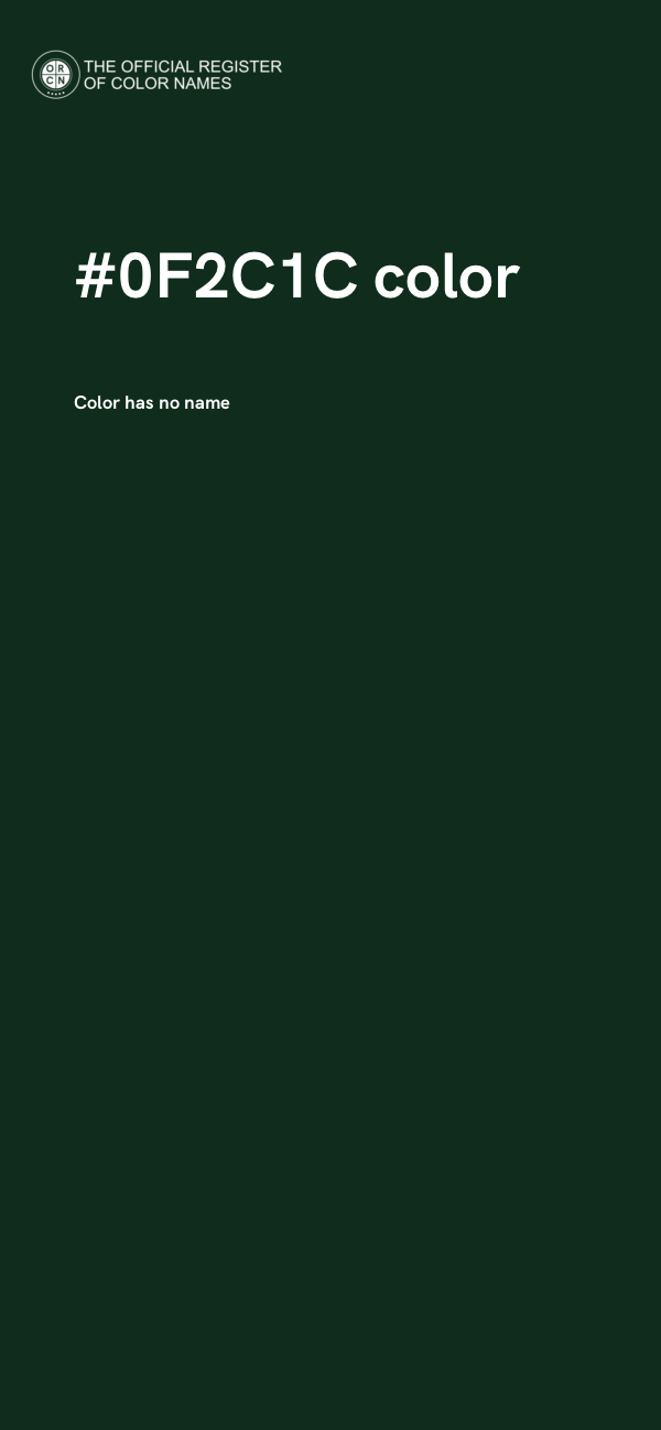 #0F2C1C color image