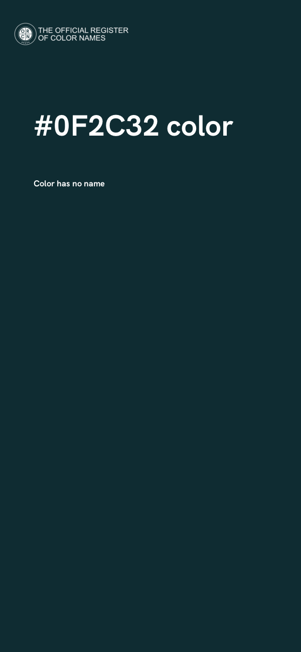 #0F2C32 color image