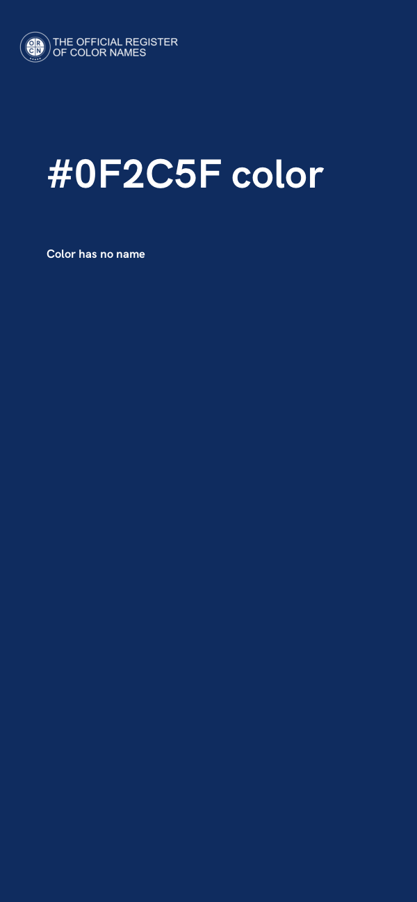 #0F2C5F color image