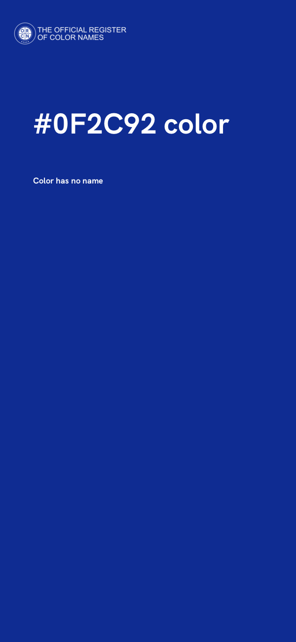 #0F2C92 color image