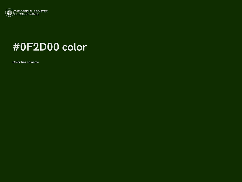 #0F2D00 color image