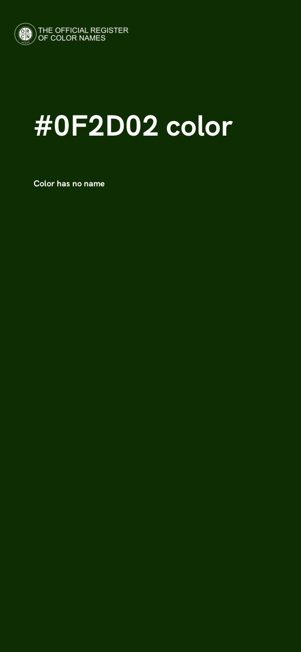 #0F2D02 color image