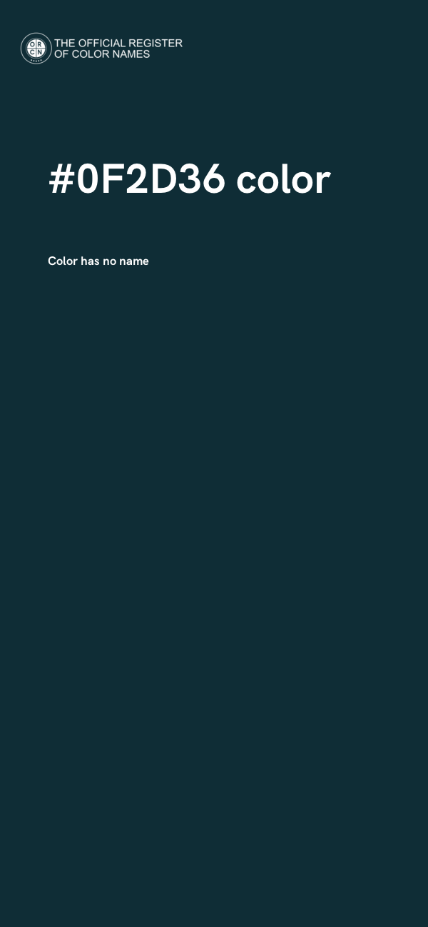 #0F2D36 color image