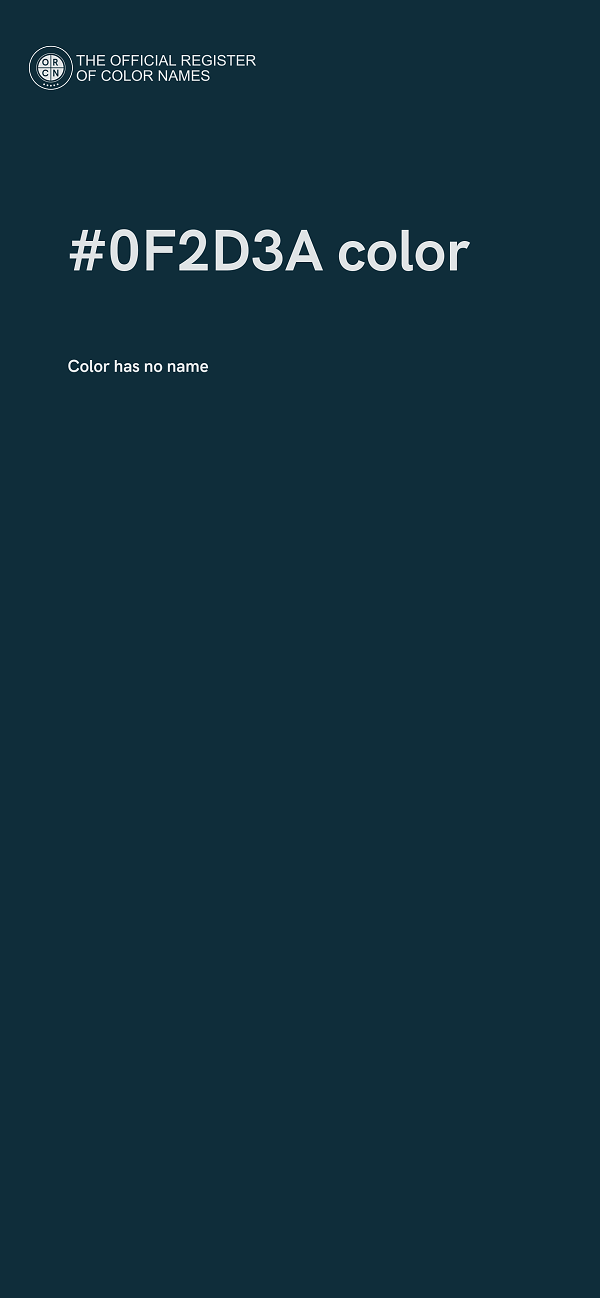 #0F2D3A color image
