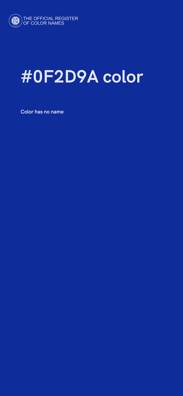#0F2D9A color image