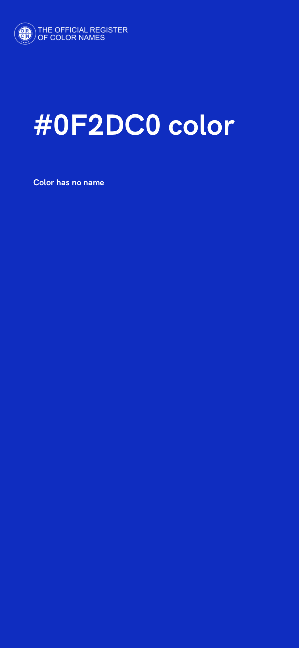 #0F2DC0 color image