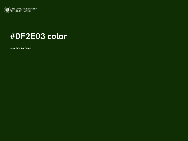 #0F2E03 color image