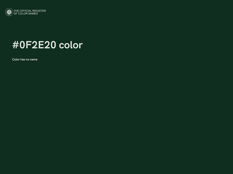 #0F2E20 color image