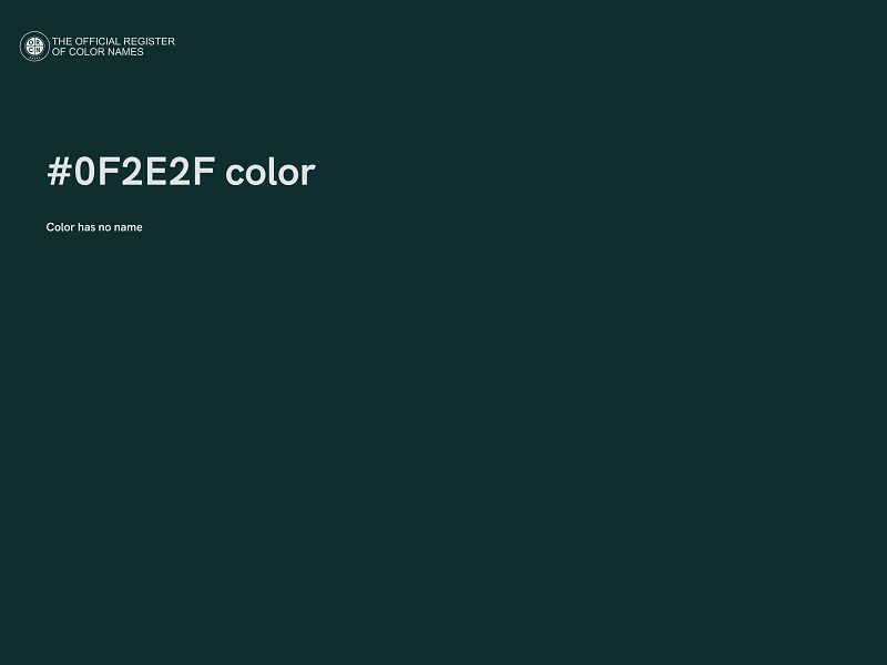 #0F2E2F color image