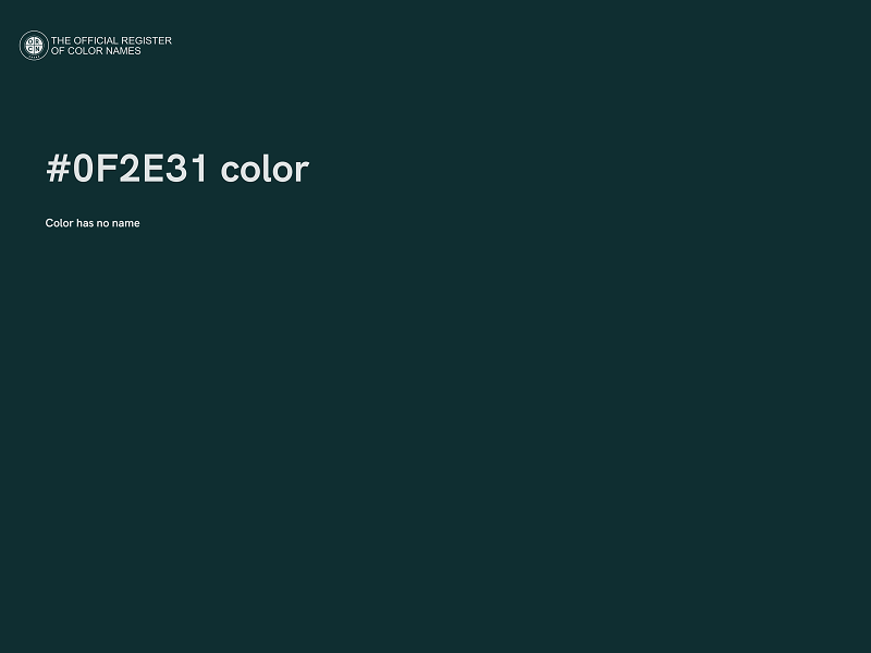 #0F2E31 color image