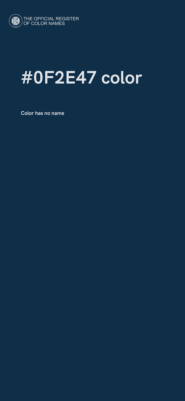 #0F2E47 color image