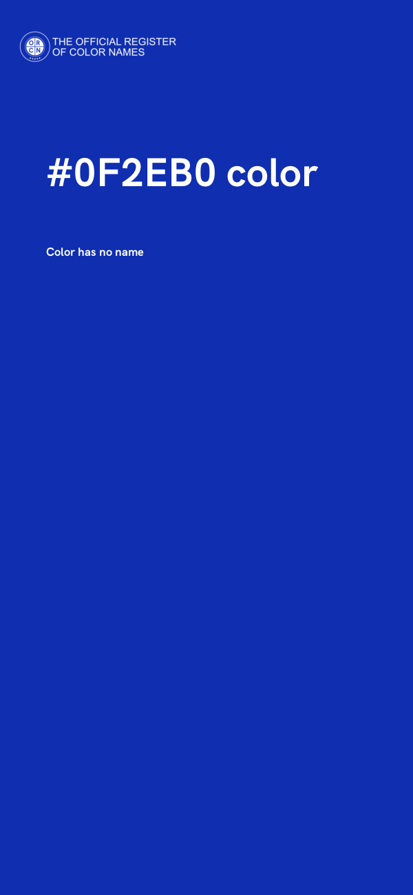 #0F2EB0 color image