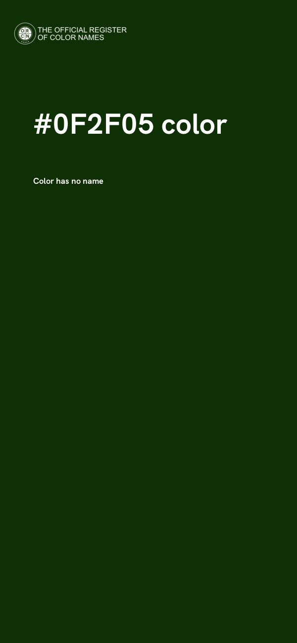 #0F2F05 color image