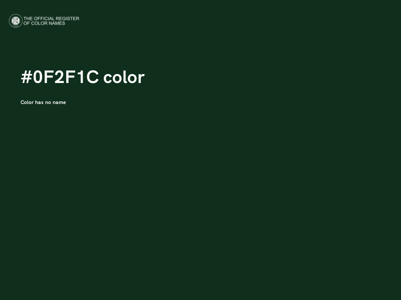 #0F2F1C color image