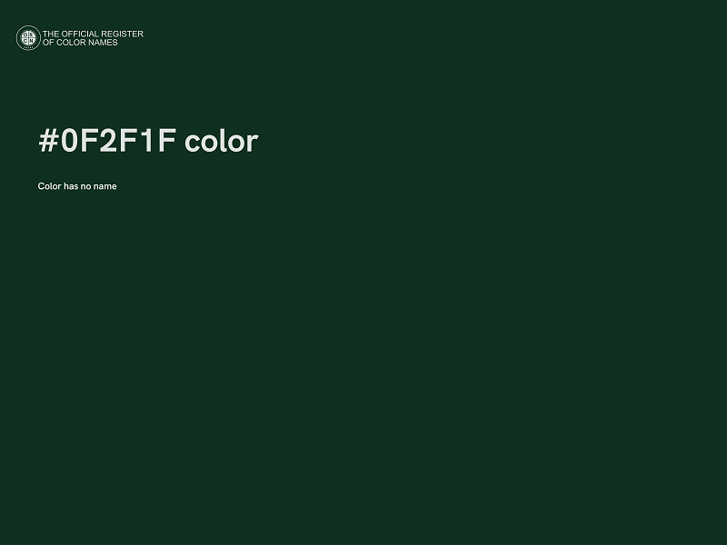 #0F2F1F color image