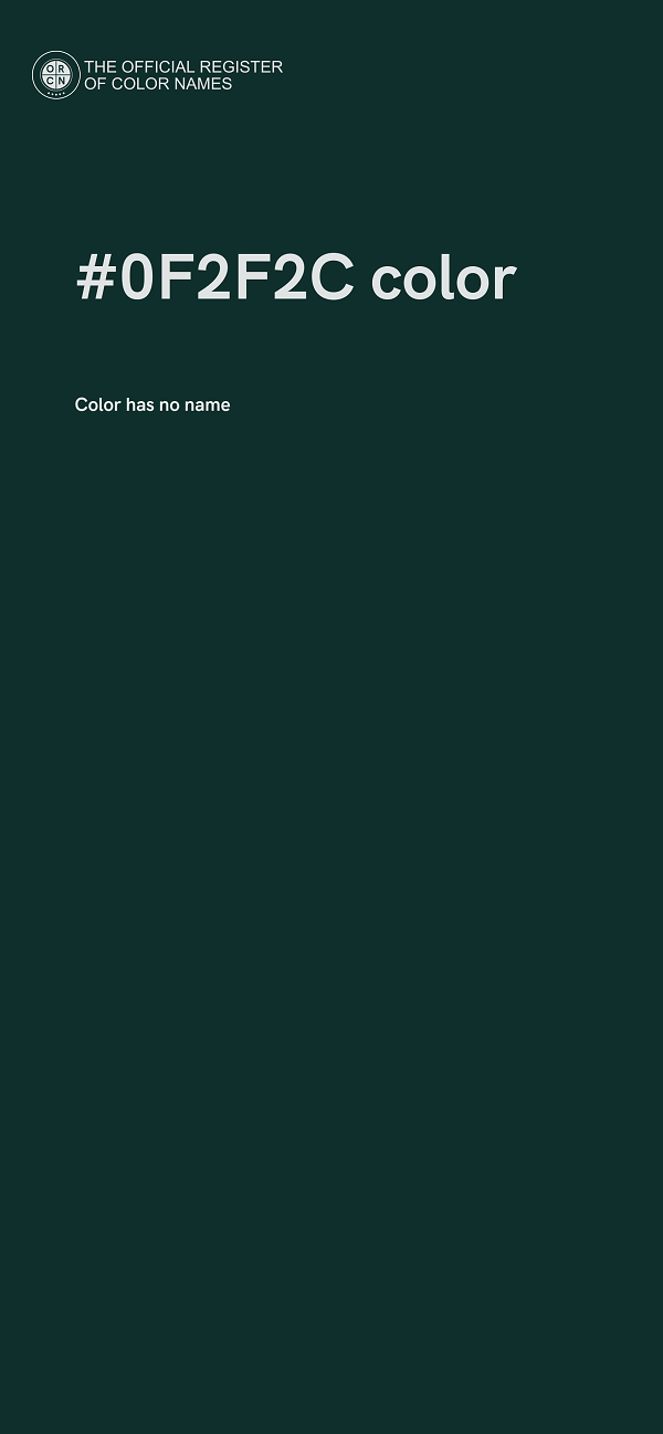 #0F2F2C color image