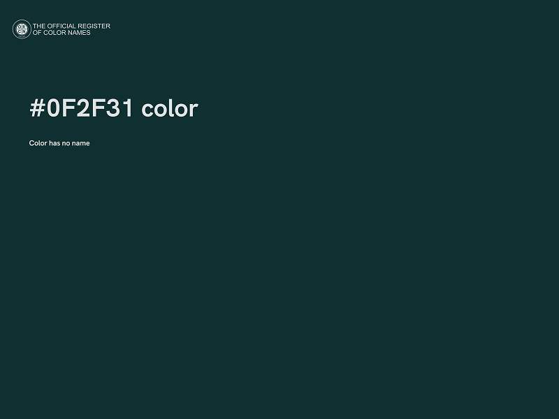 #0F2F31 color image