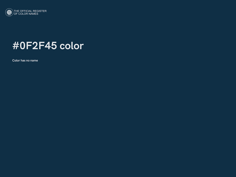 #0F2F45 color image