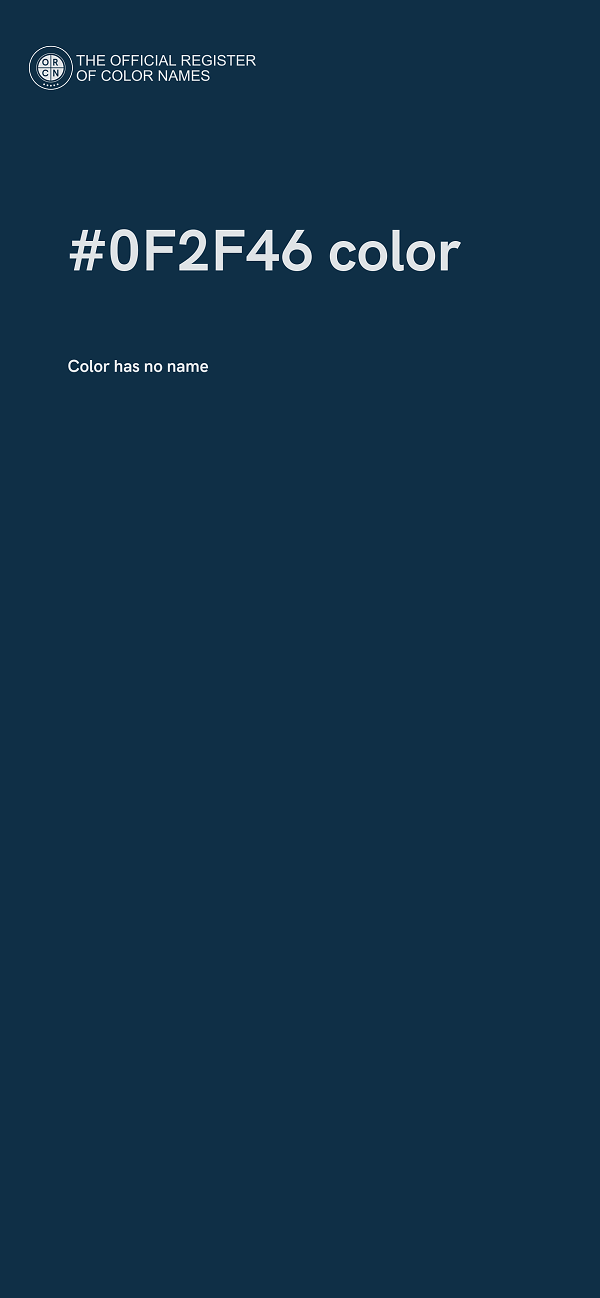#0F2F46 color image
