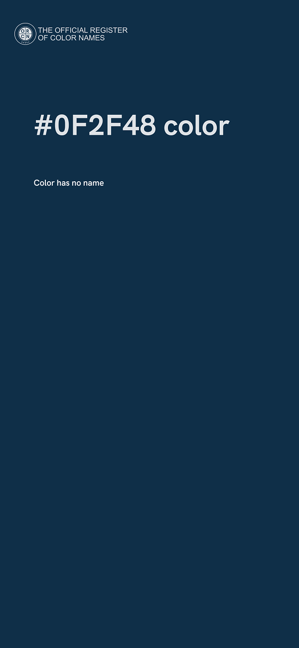 #0F2F48 color image