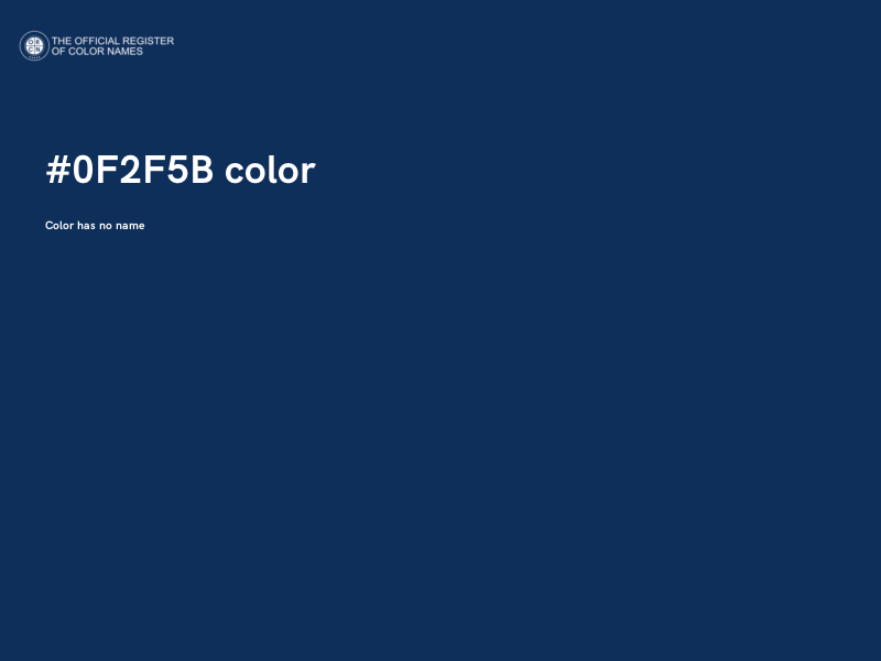 #0F2F5B color image