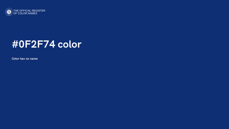 #0F2F74 color image