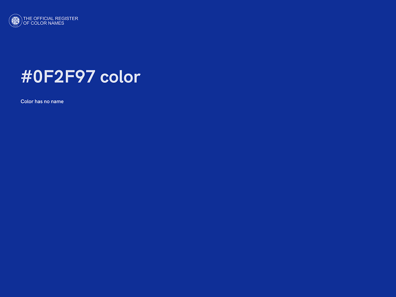 #0F2F97 color image