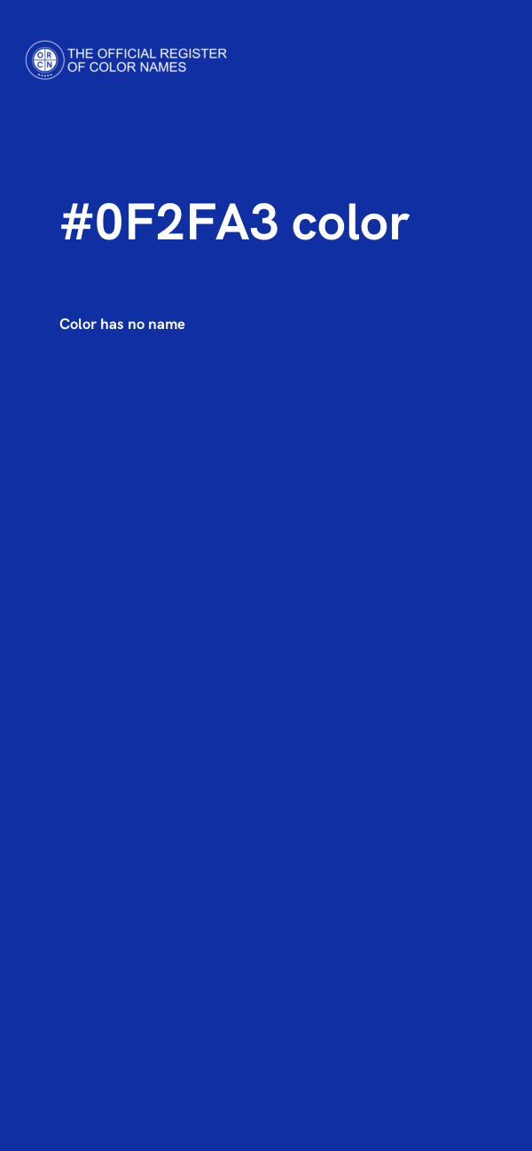 #0F2FA3 color image