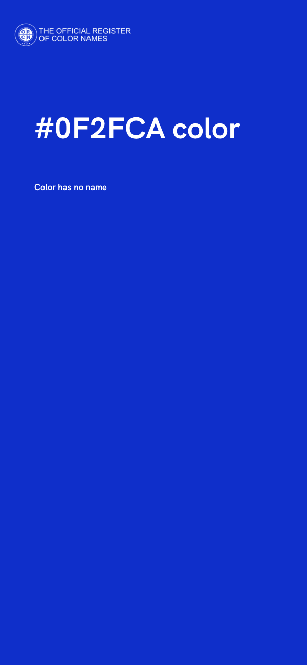 #0F2FCA color image