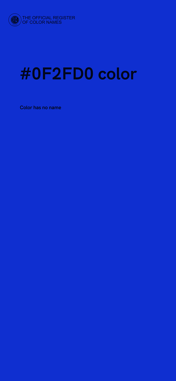 #0F2FD0 color image