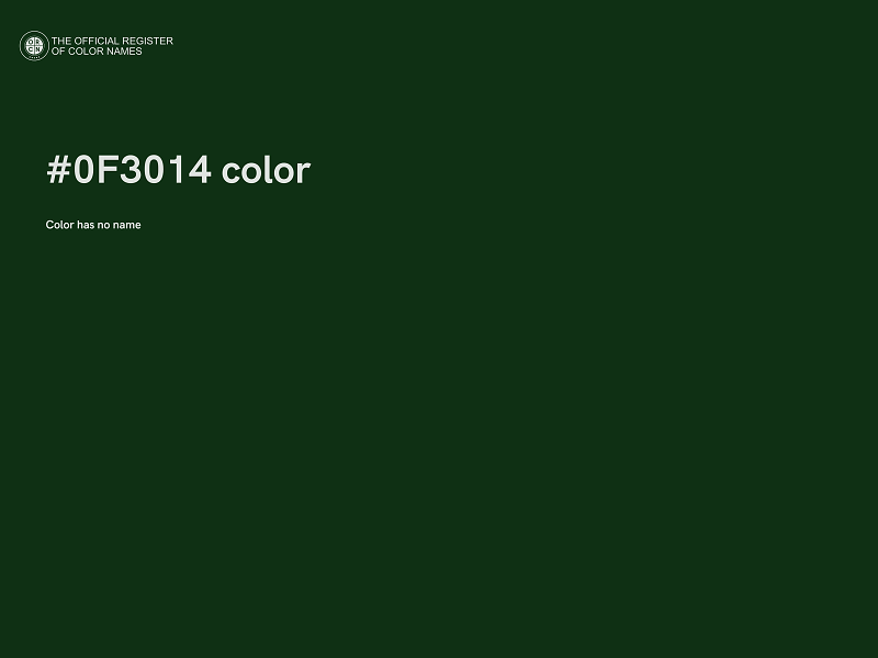 #0F3014 color image