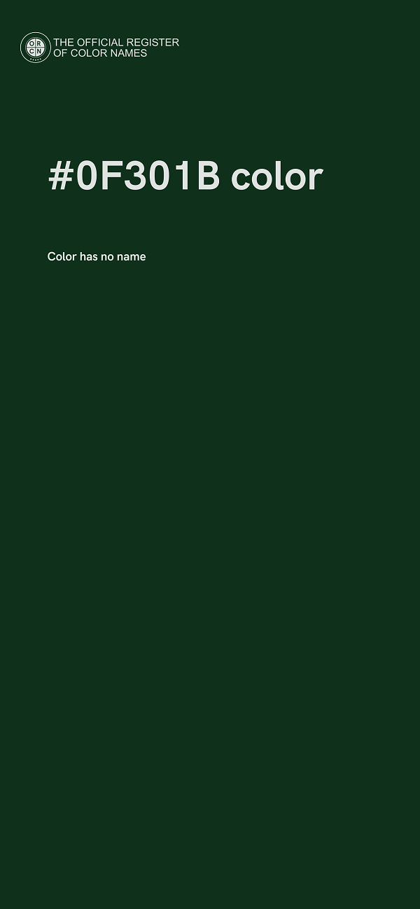 #0F301B color image